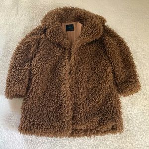Zara Faux Fur Teddy Coat